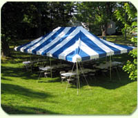 Ewing Tent Rental - Open House and Wedding Tent