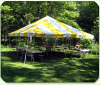 Ewing Tent Rental - Open House and Wedding Tent